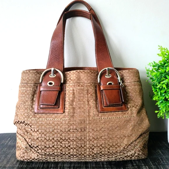 バッグ Coach Signature Soho Shoulder Bag Canvas COACH Soho 25 Signature Jacquard Canvas Shoulder Bag | Nordstrom